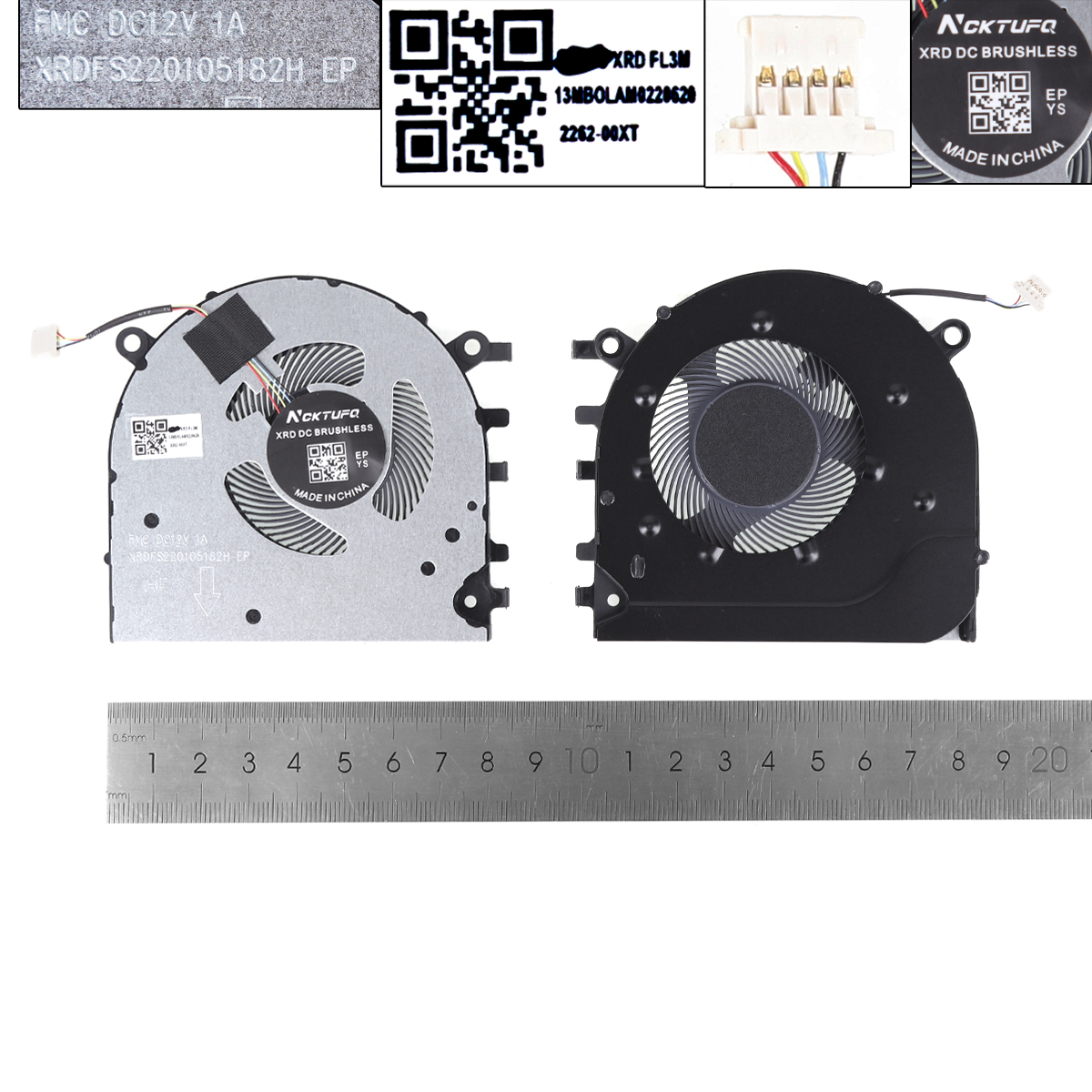 Picture of New Replacement CPU Cooling Fan For LENOVO PRO 16 YOGA 16s 12V 2021 2022 （CPU,High copy） N/A Layout
